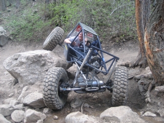 Canage Canyon with Russell - Russell taking the fun lines!